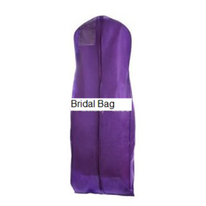 Purple Breathable Bridal Garment Bag