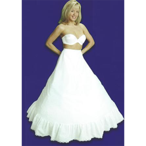 Fuller Slip 6 Tier Lace Edge Single Ruffle